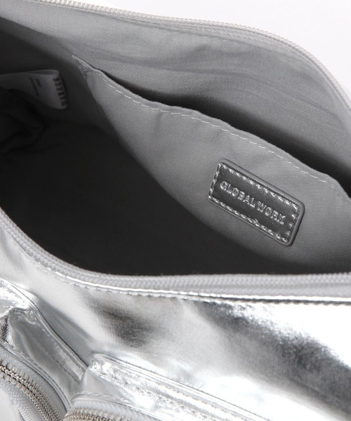 GLOBAL WORK(グローバルワーク)の「スペ軽4ポケ2WAYショルダー/208923(ショルダーバッグ・レディース・シルバー/ブラック系その他/ブラック/アイボリー・ONE SIZE)」の20枚目の写真