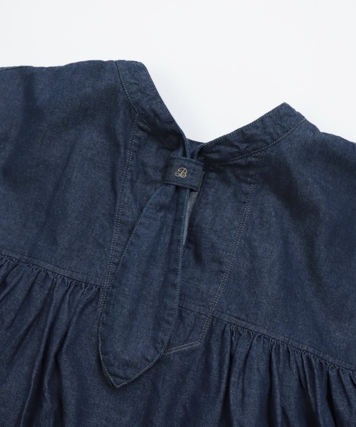 Brocante / ブロカント] 5ozデニム フラールワンピース（ワンピース