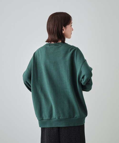 Malbon フーディ長袖スウェット象牙白/グリーン/ブラック秋冬限定 美品 ⛳ Malbon フーディ長袖スウェット象牙白/グリーン/ブラック秋冬