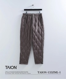 TAION | 【TAION(タイオン)】〈ユニセックス〉ミリタリー ジップスリット ダウンパンツ(その他パンツ)