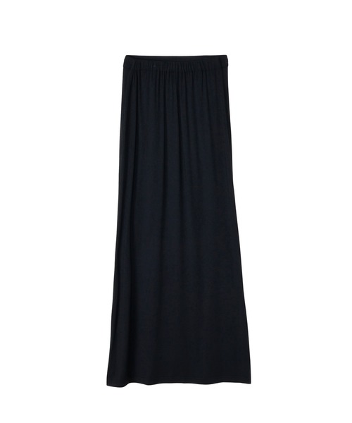 Foundry Mews(ファウンドリーミューズ)の「【Foundry Mews/ファウンドリーミューズ】Bella stretch maxi skirt(スカート・レディース・ブラック・FREE)」の2枚目の写真