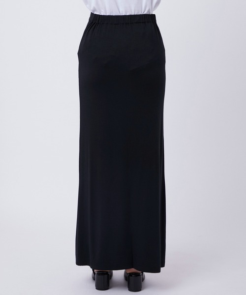 Foundry Mews(ファウンドリーミューズ)の「【Foundry Mews/ファウンドリーミューズ】Bella stretch maxi skirt(スカート・レディース・ブラック・FREE)」の7枚目の写真