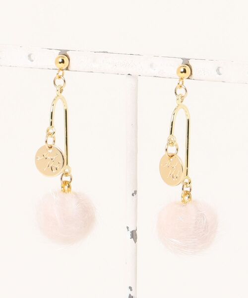 tone(トーン)の「【Agaro】No.441 アレルギー対応 サージカルステンレス ピアス(MA)(ピアス(両耳用)・レディース・ホワイト/ブラウン/グレー/ホワイト系1・FREE)」の2枚目の写真