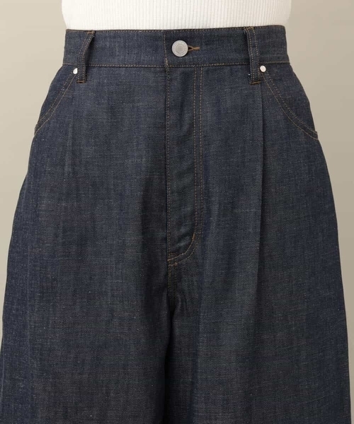 MK MICHEL KLEIN(エムケーミッシェルクラン)の「デニムライクバレルパンツ(デニムパンツ・レディース・ネイビー・38)」の17枚目の写真