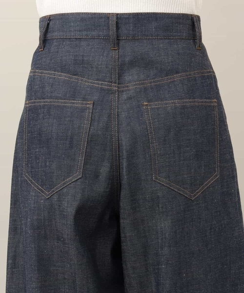 MK MICHEL KLEIN(エムケーミッシェルクラン)の「デニムライクバレルパンツ(デニムパンツ・レディース・ネイビー・38)」の18枚目の写真