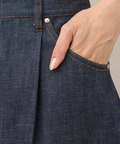 MK MICHEL KLEIN(エムケーミッシェルクラン)の「デニムライクバレルパンツ(デニムパンツ・レディース・ネイビー・38)」の19枚目の写真