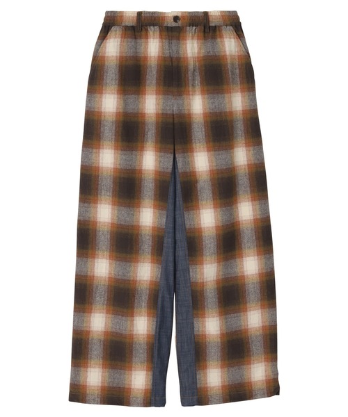 ZUCCa(ズッカ)の「ネルチェック / パンツ / (O)(その他パンツ・レディース・ブラウン/ブラック・S size/M size)」の1枚目の写真