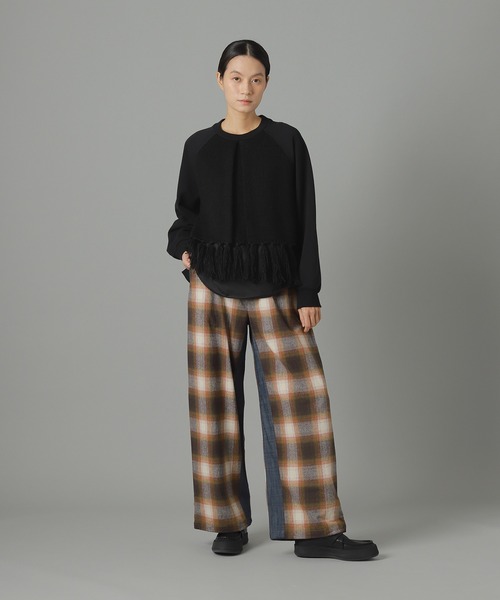 ZUCCa(ズッカ)の「ネルチェック / パンツ / (O)(その他パンツ・レディース・ブラウン/ブラック・S size/M size)」の5枚目の写真