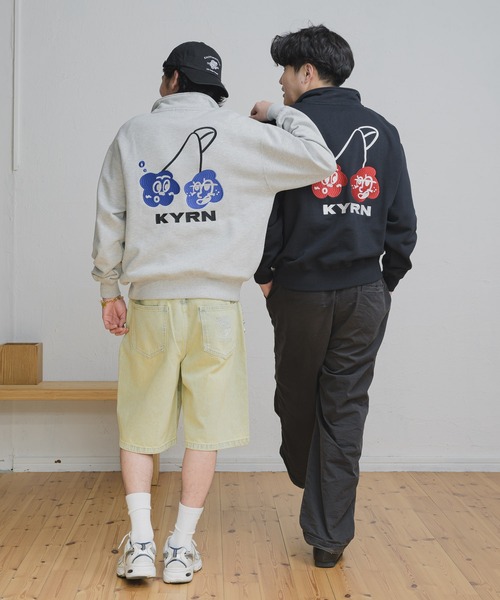 kaoyorinakami(カオヨリナカミ)の「cherry halfzip sweat / チェリーハーフジップスウェット(その他トップス・メンズ・ホワイト/ブラック/グレー・SMALL/MEDIUM/LARGE/X-LARGE)」の21枚目の写真