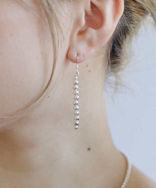 《スターリングシルバー使用》ラウンドバーピアス(ピアス(両耳用))|ear PAPILLONNER(イアパピヨネ)