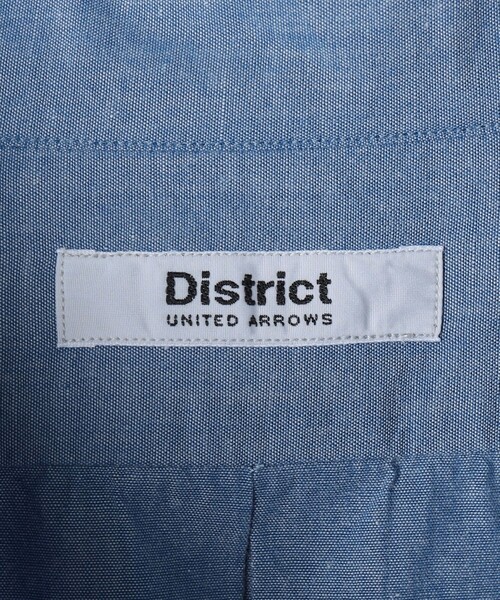 District UNITED ARROWS（ディストリクト ユナイテッドアローズ）の「＜District＞シャンブレー ボタンダウンシャツ（シャツ/ブラウス・メンズ・ライトブルー・15 /15  1/2/16/16  1/2）」の11枚目の写真