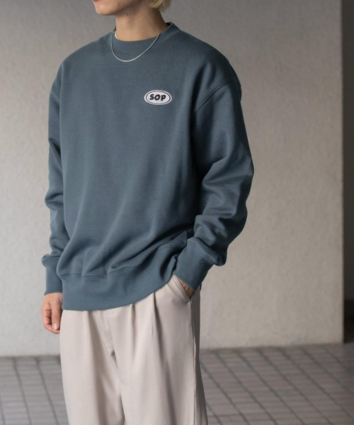 PALACE ワッペン グレー スウェット PALACE ワッペン グレー スウェット