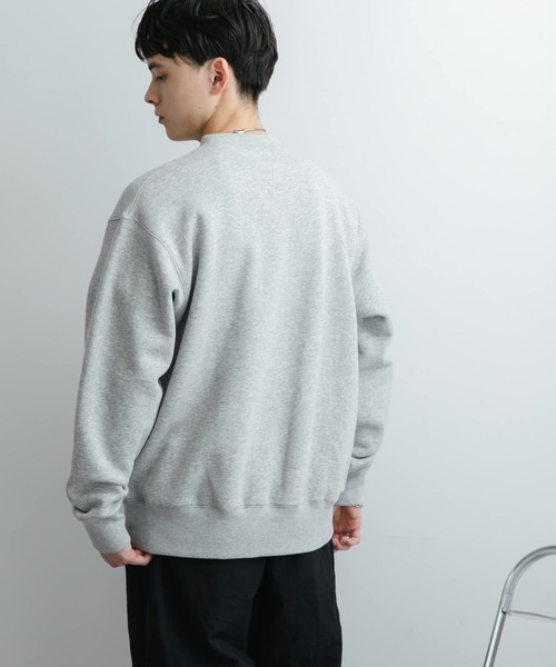 PALACE ワッペン　グレー スウェット FUBU フブ ワッペン スウェット トップス ロゴ 刺繍 トレーナー。FUBU