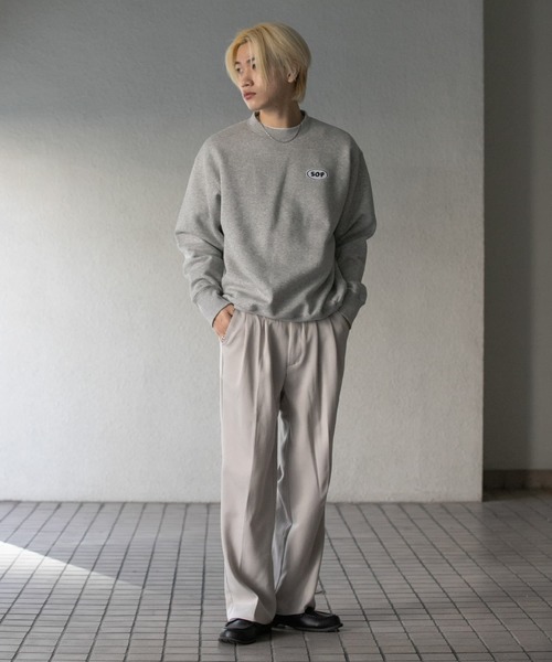 セール】ワッペンクルーネックスウェット（スウェット）｜SENSE OF