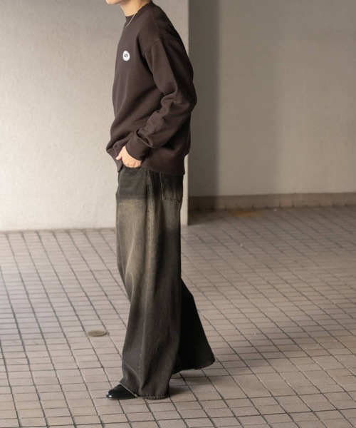 セール】ワッペンクルーネックスウェット（スウェット）｜SENSE OF