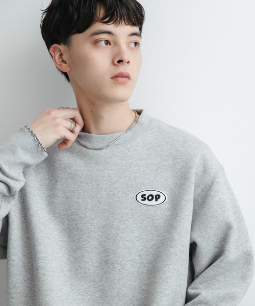 セール】ワッペンクルーネックスウェット（スウェット）｜SENSE OF