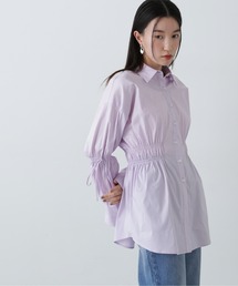 N.(N. Natural Beauty Basic) | ウエストシャーリングロングシャツ(シャツ/ブラウス)