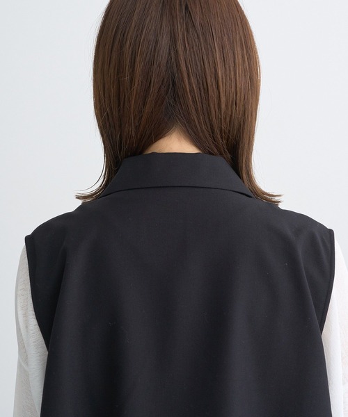 earth music&ecology（アースミュージックアンドエコロジー）の「サイドプリーツジレンチ（トレンチコート・レディース・グレー/ブラック/ライトベージュ・FREE）」の9枚目の写真