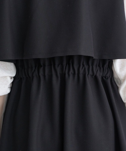 earth music&ecology（アースミュージックアンドエコロジー）の「サイドプリーツジレンチ（トレンチコート・レディース・グレー/ブラック/ライトベージュ・FREE）」の10枚目の写真