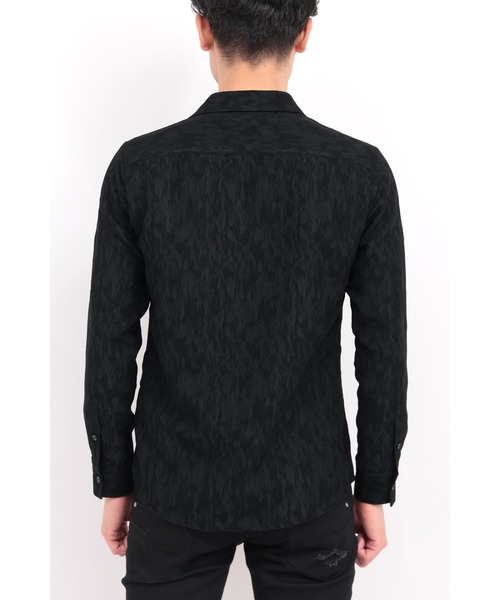 TORNADO MART（トルネードマート）の「TORNADO MART∴ロックウェーブJQシャツ（シャツ/ブラウス・メンズ・ホワイト/ブラック・XXL/LL/L/M）」の13枚目の写真