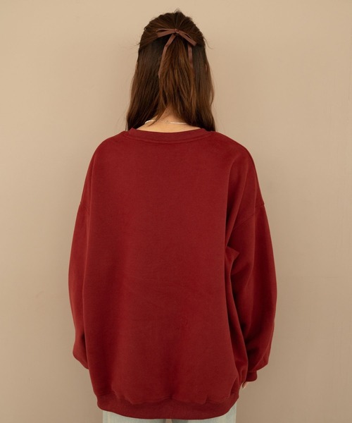 Nu(ニュー)の「【Nu】カレッジスウェット(Tシャツ/カットソー・レディース・ブラック/レッド/ライトグレー/ネイビー・M)」の21枚目の写真