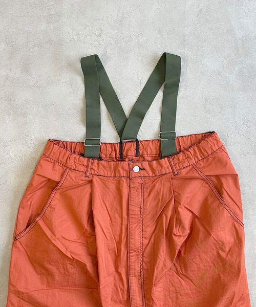 MARKEY'S（マーキーズ）の「ツイルエヴォルブサロペット/おとな（サロペット/オーバーオール・レディース・オレンジ/ライトグレー/チャコール・160cm）」の5枚目の写真