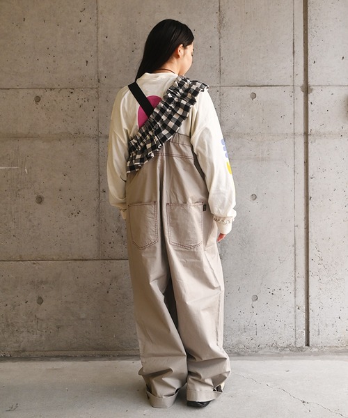 MARKEY'S（マーキーズ）の「ツイルエヴォルブサロペット/おとな（サロペット/オーバーオール・レディース・オレンジ/ライトグレー/チャコール・160cm）」の12枚目の写真