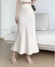 Per sist ence | サテンマーメイドマキシスカート(スカート)