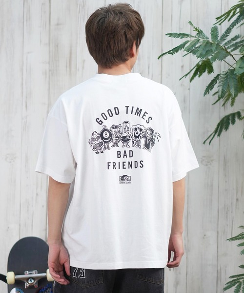 LURKING CLASS（ラーキングクラス）の「【ムラサキスポーツ限定】LURKING CLASS/ラーキングクラス 半袖Tシャツ バックプリント ST25STM03（Tシャツ/カットソー・メンズ・オレンジ/ホワイト/ブラック・XL/L/M）」の5枚目の写真