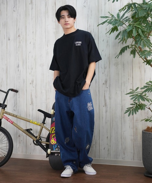 LURKING CLASS（ラーキングクラス）の「【ムラサキスポーツ限定】LURKING CLASS/ラーキングクラス 半袖Tシャツ バックプリント ST25STM03（Tシャツ/カットソー・メンズ・オレンジ/ホワイト/ブラック・XL/L/M）」の14枚目の写真