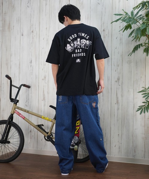 LURKING CLASS（ラーキングクラス）の「【ムラサキスポーツ限定】LURKING CLASS/ラーキングクラス 半袖Tシャツ バックプリント ST25STM03（Tシャツ/カットソー・メンズ・オレンジ/ホワイト/ブラック・XL/L/M）」の16枚目の写真