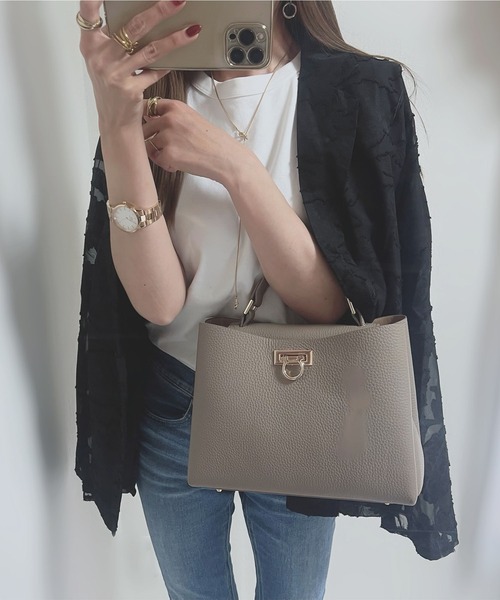 Futier land(フューティアランド)の「【オケージョン対応】ジャガードフラワーシアーテーラードジャケット(テーラードジャケット・レディース・ブラック/アイボリー・FREE)」の8枚目の写真