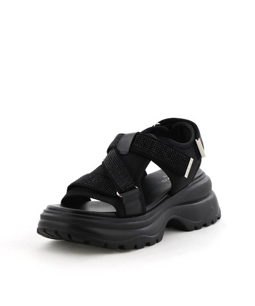 HIMIKO（ヒミコ）の「【HIMIKO】ラインストーンベルトスポサン/657203（サンダル・レディース・ブルー/ブラック/ベージュ・LARGE/X-LARGE/MEDIUM/SMALL）」の14枚目の写真