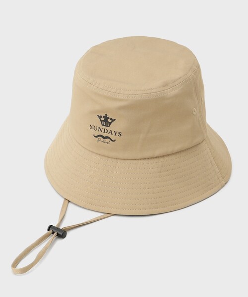 adabat（アダバット）の「【新レーベル ADABAT NAVY】バケットハット（ハット・レディース・ホワイト/ネイビー/サンドベージュ・00）」の4枚目の写真