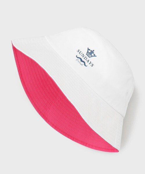 adabat（アダバット）の「【新レーベル ADABAT NAVY】バケットハット（ハット・レディース・ホワイト/ネイビー/サンドベージュ・00）」の10枚目の写真