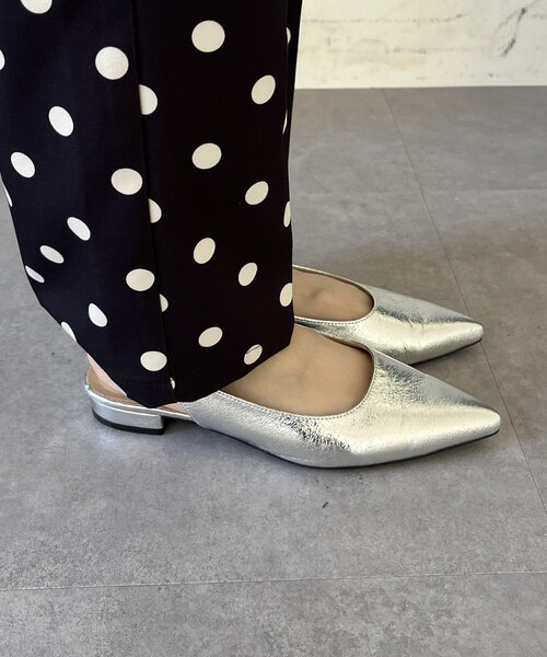 prose verse（プロズヴェール）の「【リボン取り外し可能】2wayバックストラップリボンミュール（パンプス・レディース・ブラック系その他2/シルバー/ブラック系その他/ベージュ系その他・LARGE/MEDIUM/X-LARGE/SMALL）」の9枚目の写真