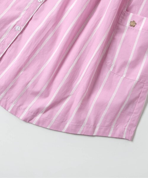 BREEZE（ブリーズ）の「【ジュニア対応】シャツワンピース（シャツワンピース・キッズ・オフホワイト/ピンク・80/90/100/110/120/130/140）」の12枚目の写真