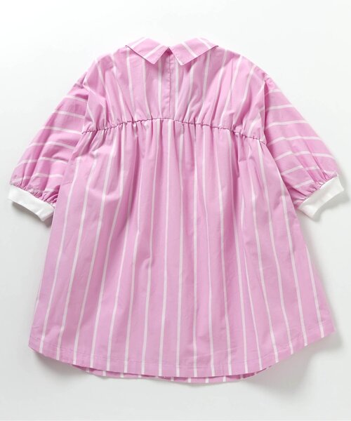 BREEZE（ブリーズ）の「【ジュニア対応】シャツワンピース（シャツワンピース・キッズ・オフホワイト/ピンク・80/90/100/110/120/130/140）」の15枚目の写真