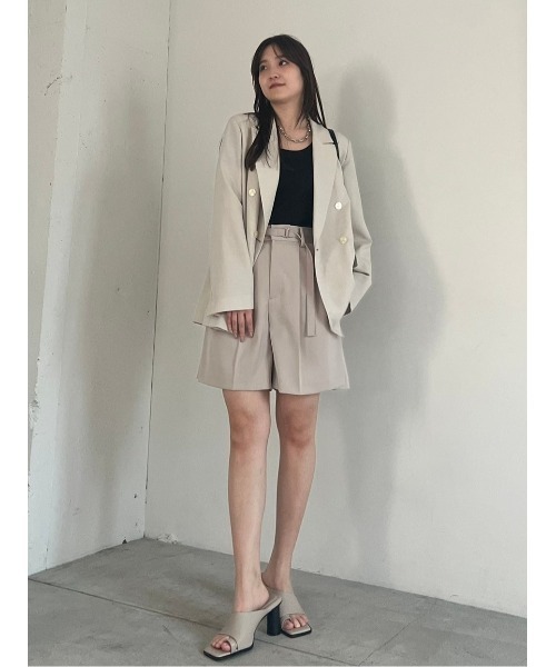 FRAY I.D（フレイアイディー）の「ラウンドネックTシャツ（Tシャツ/カットソー・レディース・ブラック/ホワイト/チャコールグレー・FREE）」の7枚目の写真