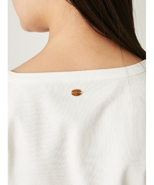 FRAY I.D（フレイアイディー）の「ラウンドネックTシャツ（Tシャツ/カットソー・レディース・ブラック/ホワイト/チャコールグレー・FREE）」の14枚目の写真