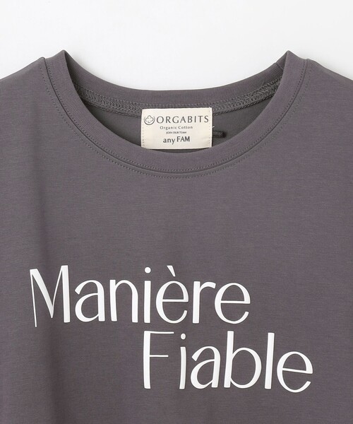 ANY(エニィ)の「オーガビッツロングスリーブTシャツ(Tシャツ/カットソー・レディース・ホワイト系1/グレー系1/ホワイト系2・4)」の5枚目の写真