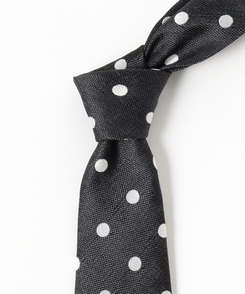 Seaward＆stearn（シーワードスターン）の「Seaward & Stearn / シルク ドット ネクタイ（ネクタイ・メンズ・ブルー系その他4/チャコールグレー/グレー/ネイビー・ONE SIZE）」の10枚目の写真