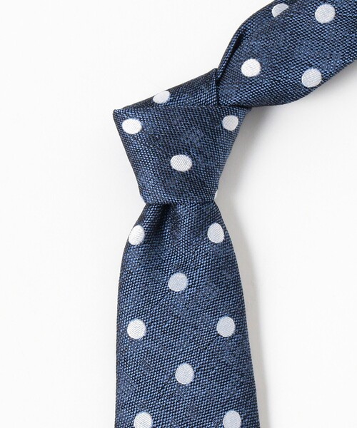Seaward＆stearn（シーワードスターン）の「Seaward & Stearn / シルク ドット ネクタイ（ネクタイ・メンズ・ブルー系その他4/チャコールグレー/グレー/ネイビー・ONE SIZE）」の13枚目の写真