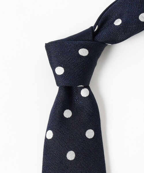 Seaward＆stearn（シーワードスターン）の「Seaward & Stearn / シルク ドット ネクタイ（ネクタイ・メンズ・ブルー系その他4/チャコールグレー/グレー/ネイビー・ONE SIZE）」の16枚目の写真
