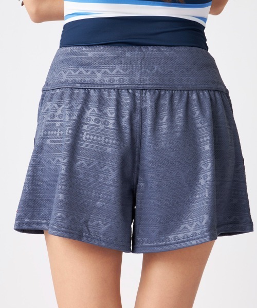 水陸両用】幾何エンボスショートパンツ（その他パンツ）｜FILA