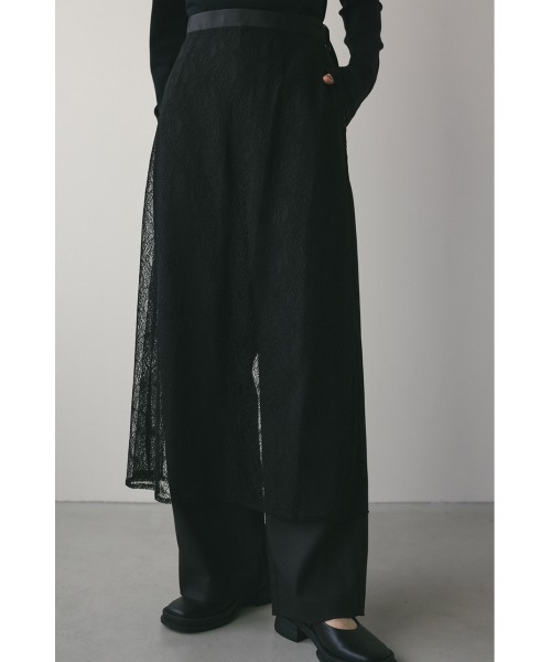 STYLEMIXER(スタイルミキサー)の「レースレイヤードセットパンツ(その他パンツ・レディース・ブラック/ホワイト・SMALL/MEDIUM)」の20枚目の写真
