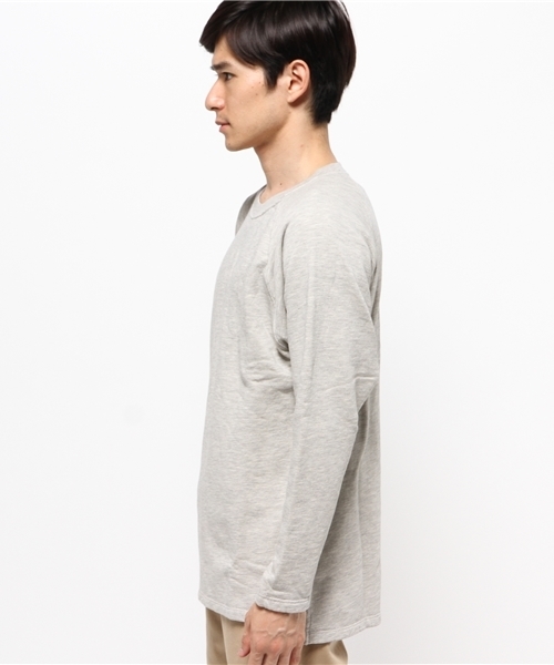 AMERICAN RAG CIE（アメリカンラグシー）の「AMERICAN RAG CIE  LA ラグラン プルオーバースウェット / 108-ACG-M152-ARCFW14T（スウェット・メンズ・ブラック/トップグレー・S/M）」の3枚目の写真