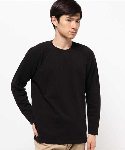 AMERICAN RAG CIE（アメリカンラグシー）の「AMERICAN RAG CIE  LA ラグラン プルオーバースウェット / 108-ACG-M152-ARCFW14T（スウェット・メンズ・ブラック/トップグレー・S/M）」の8枚目の写真