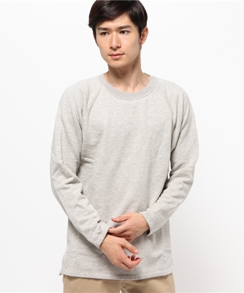 AMERICAN RAG CIE（アメリカンラグシー）の「AMERICAN RAG CIE  LA ラグラン プルオーバースウェット / 108-ACG-M152-ARCFW14T（スウェット・メンズ・ブラック/トップグレー・S/M）」の9枚目の写真
