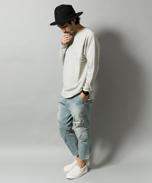 AMERICAN RAG CIE（アメリカンラグシー）の「AMERICAN RAG CIE  LA ラグラン プルオーバースウェット / 108-ACG-M152-ARCFW14T（スウェット・メンズ・ブラック/トップグレー・S/M）」の10枚目の写真